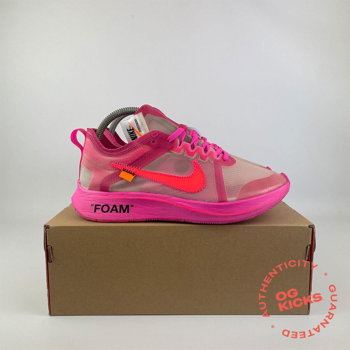 Nike Zoom Fly Off-White Pink UK5.5