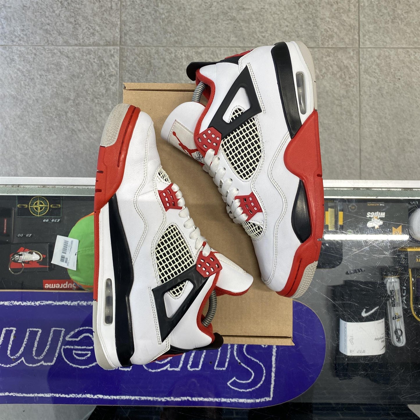 Air Jordan 4 Retro Fire Red (2020) UK7 (No Box)