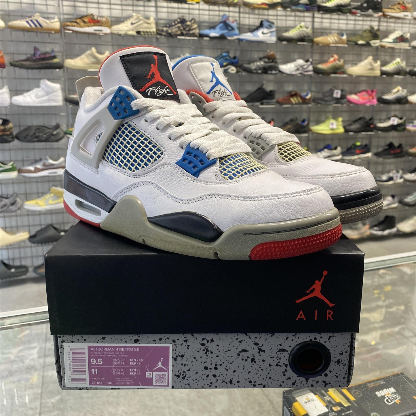 Air Jordan 4 Retro 'What The' UK8.5