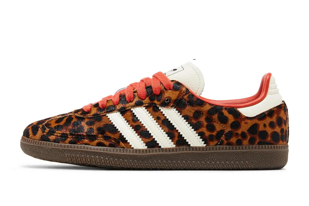 adidas Samba OG Preloved Red Leopard W