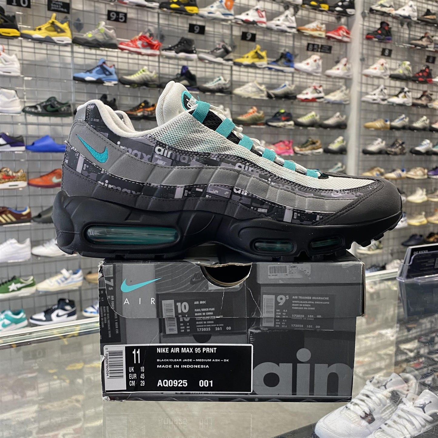 Nike Air Max 95 x Atmos 'We love Nike - Clear Jade' UK10