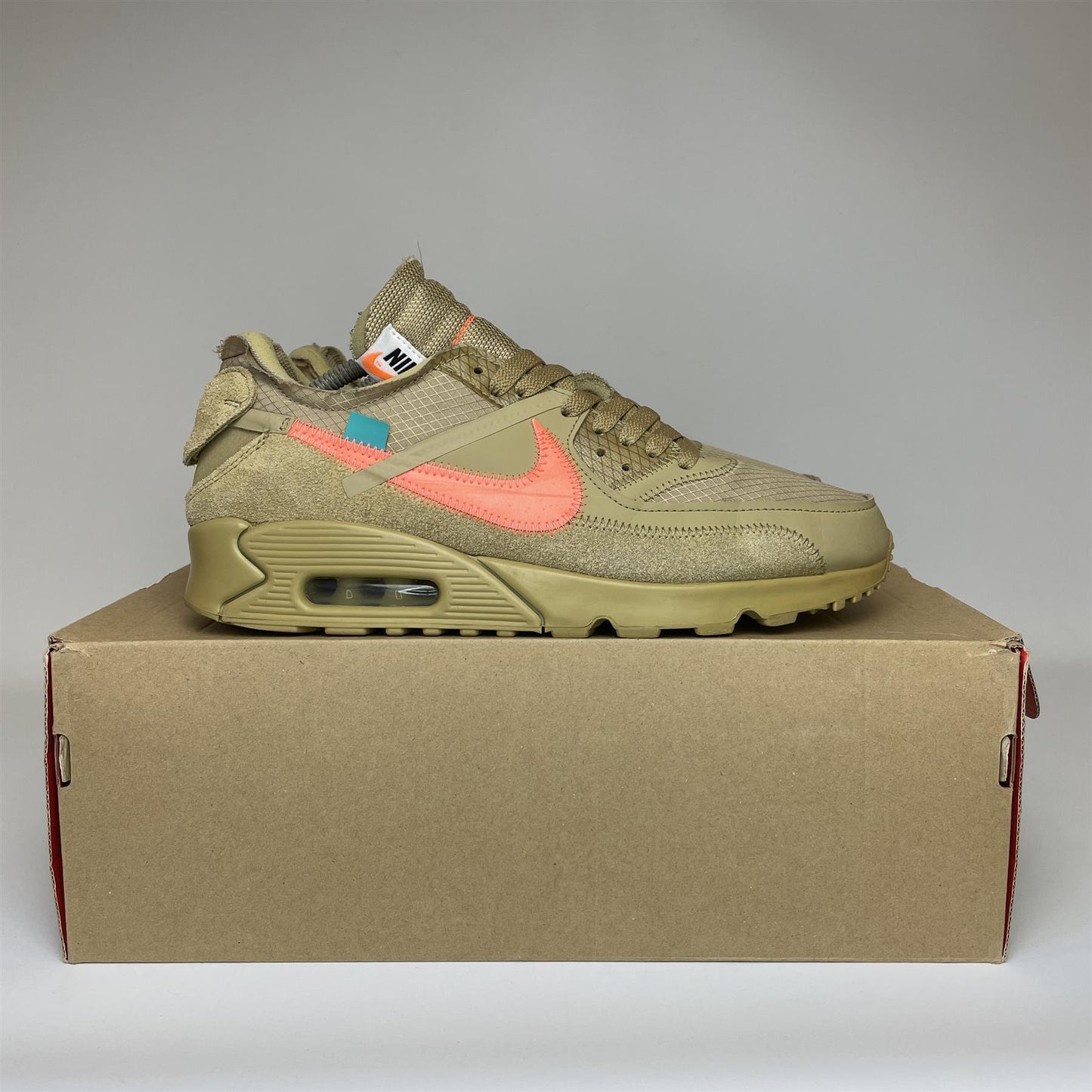 Nike Air Max 90 Off-White Desert Ore UK8.5