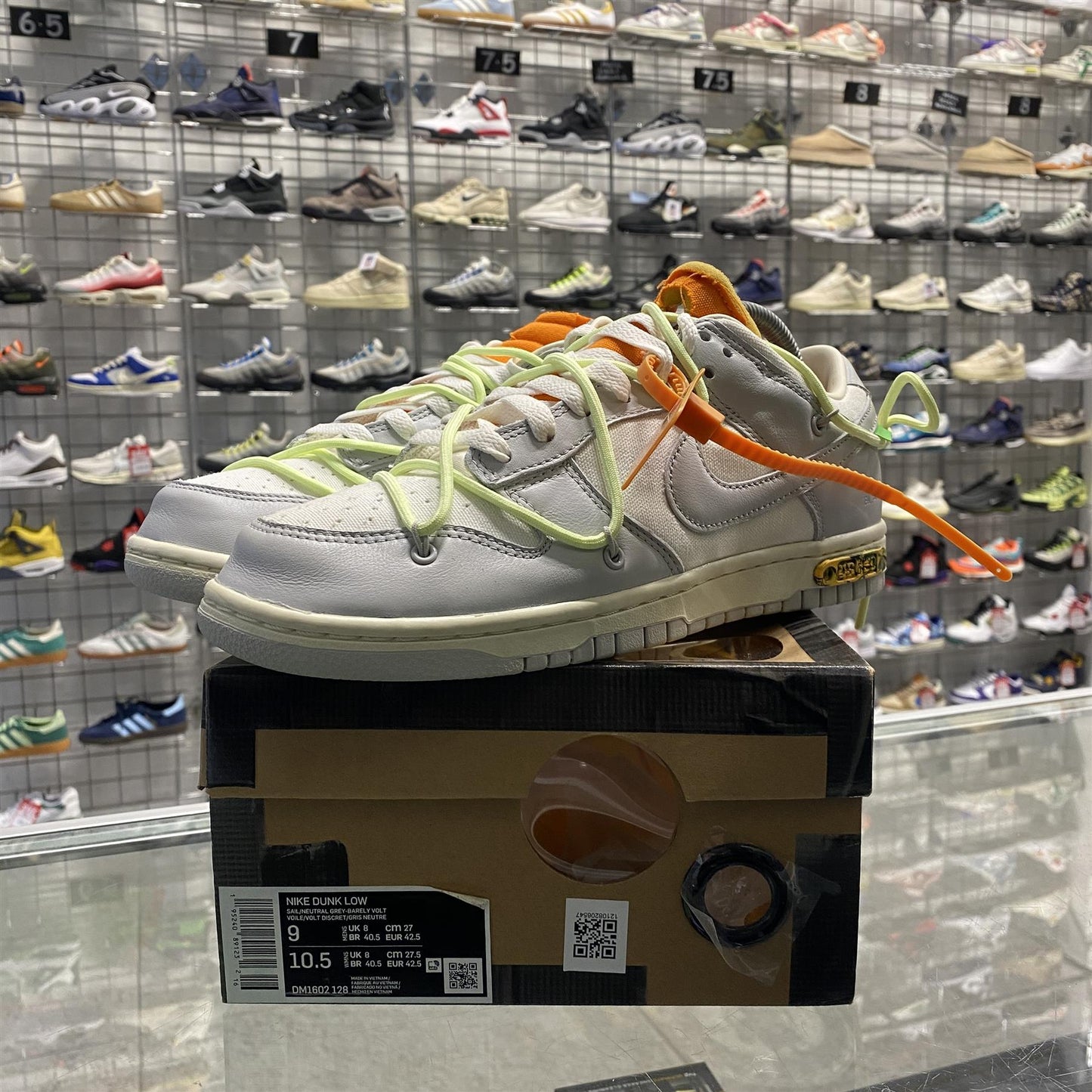 Nike Dunk Low Off-White 'Lot 43' UK8