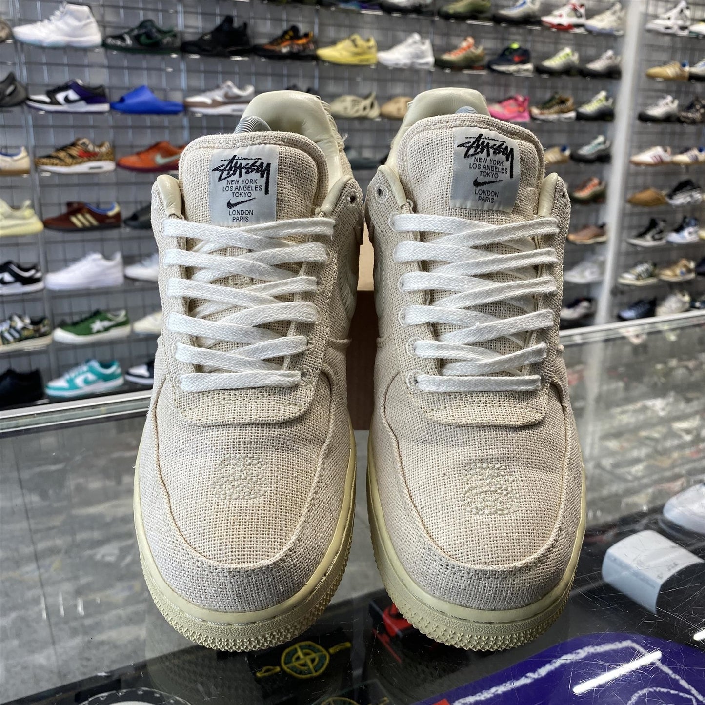 Nike Air Force 1 Low x Stussy 'Fossil' UK7.5 (No Box)