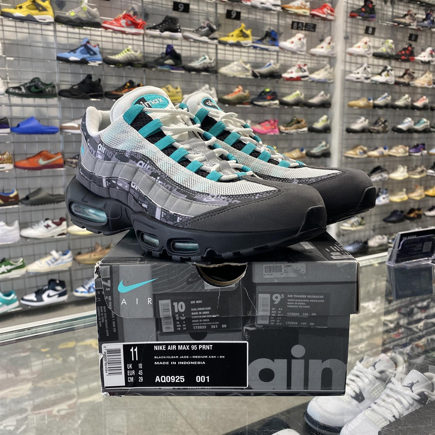 Nike Air Max 95 x Atmos 'We love Nike - Clear Jade' UK10