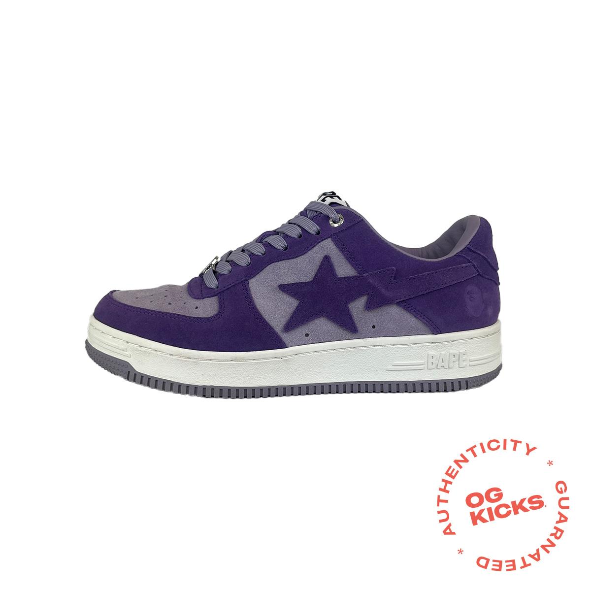 A Bathing Ape Bape Sta 'Suede Purple (2022)' UK8