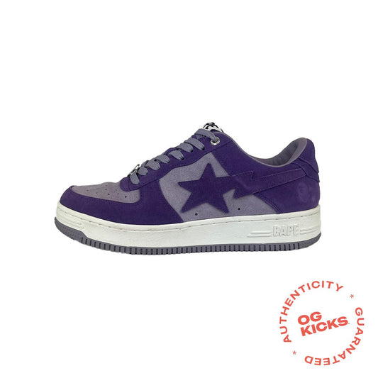 A Bathing Ape Bape Sta 'Suede Purple (2022)' UK8
