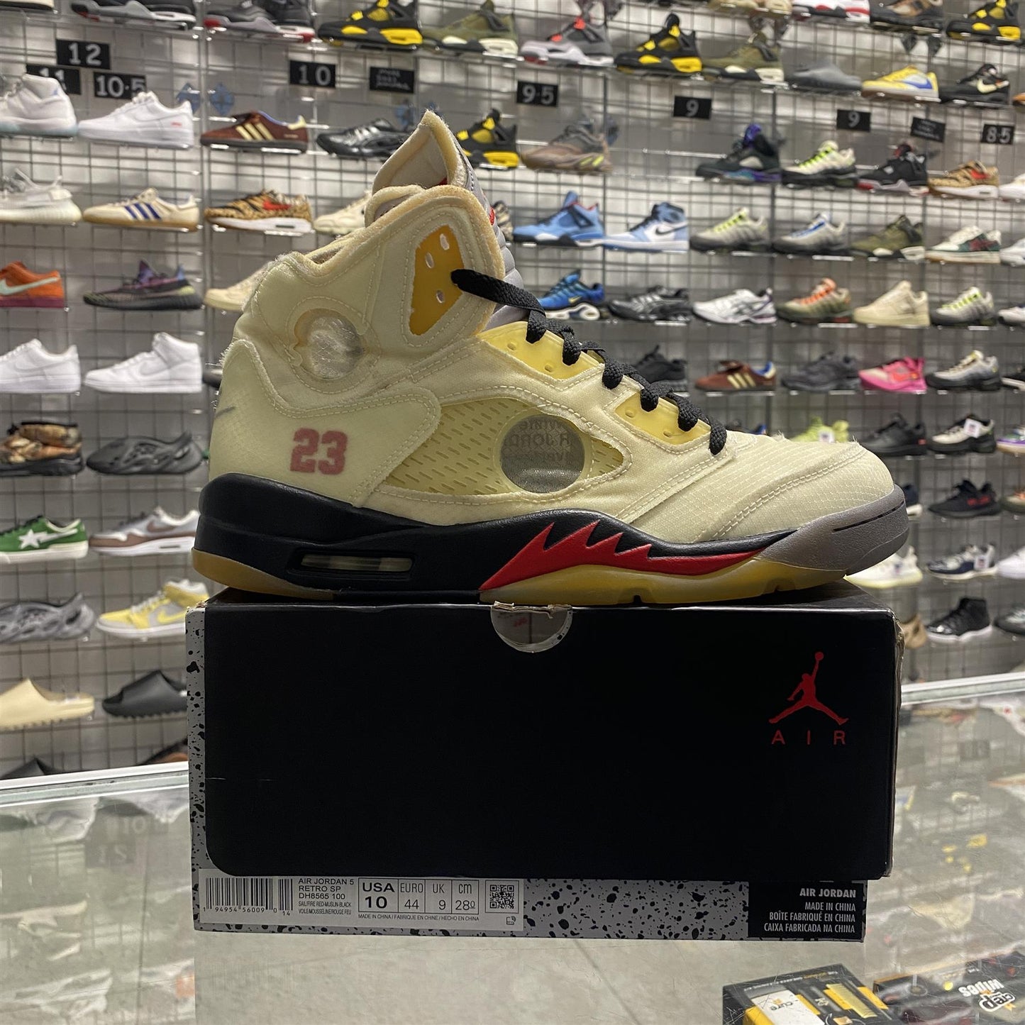 Air Jordan 5 Retro Off-White 'Sail' UK9