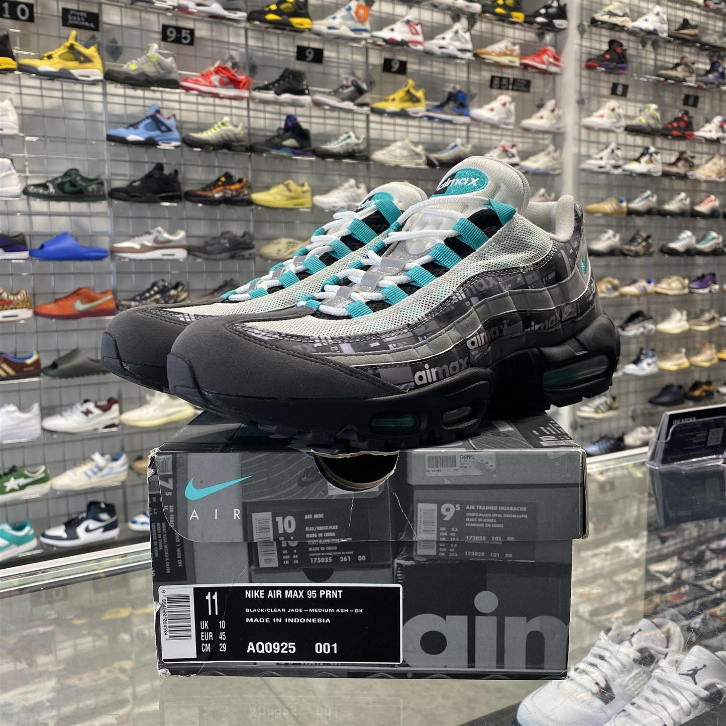 Nike Air Max 95 x Atmos 'We love Nike - Clear Jade' UK10