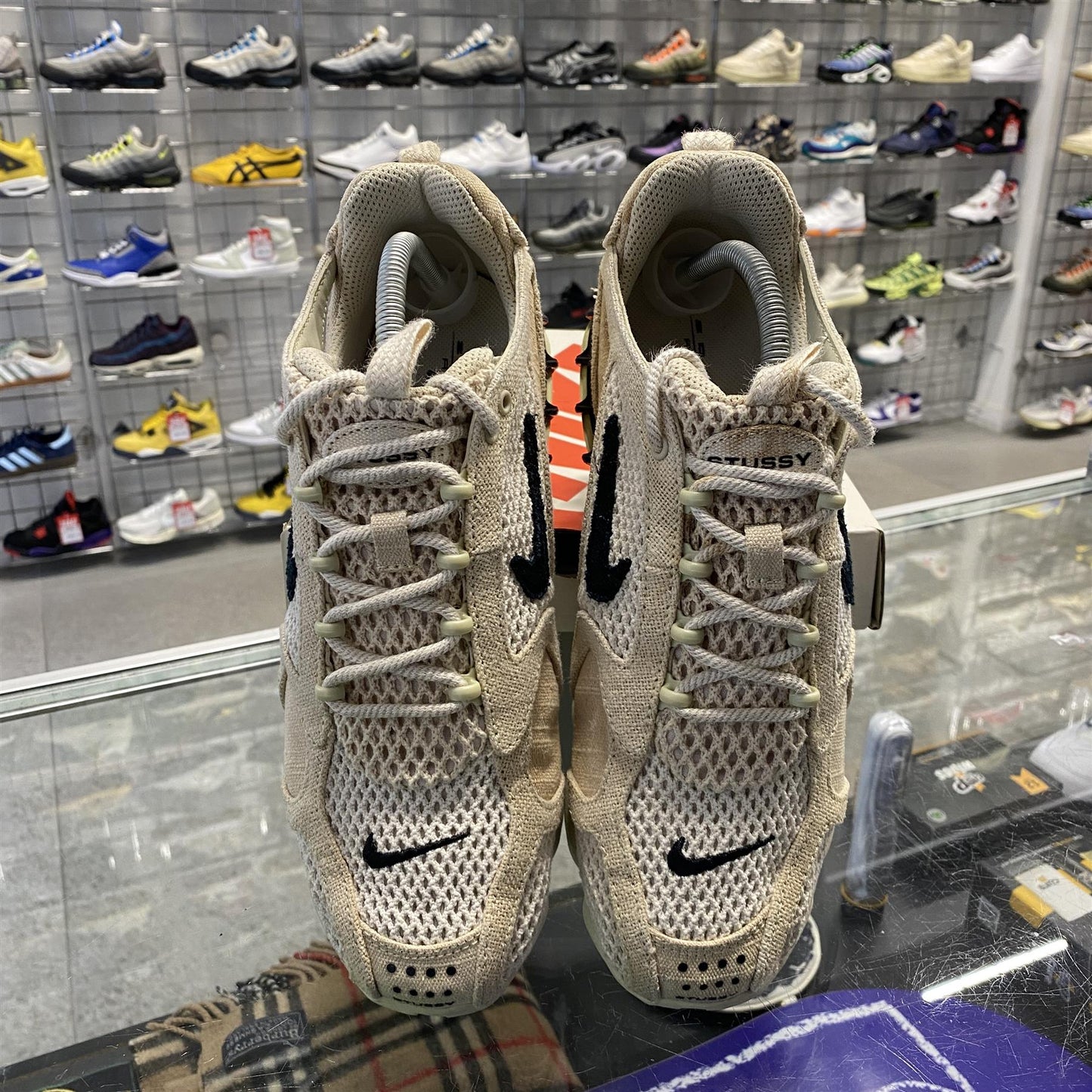 Nike Air Zoom Spiridon Cage 2 Stussy 'Fossil' UK7.5