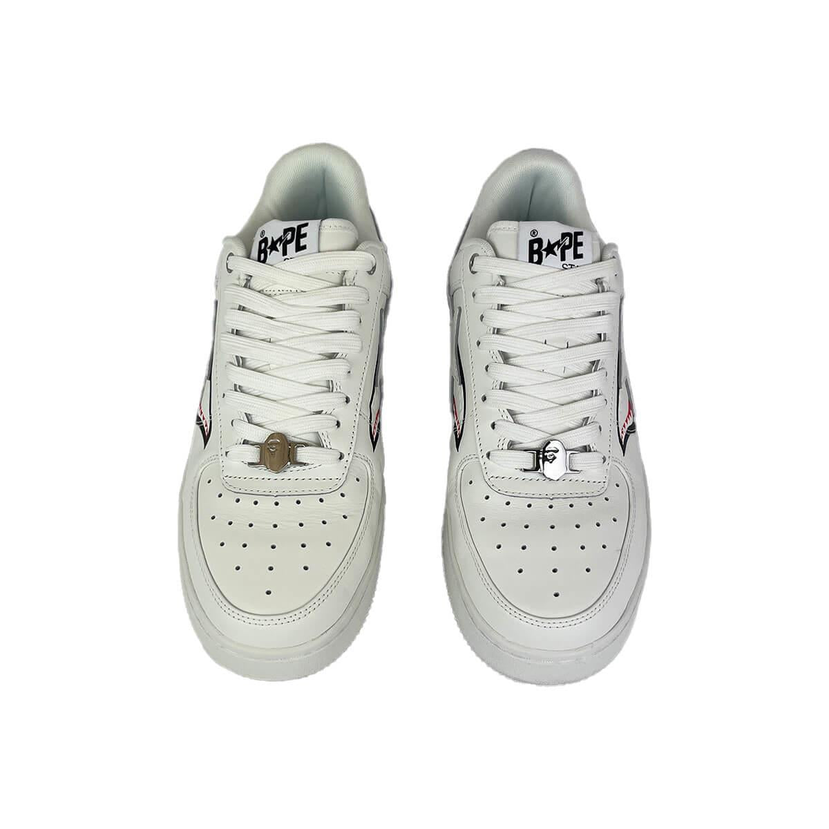A Bathing Ape Bape Sta Low 'Shark Pack White' UK9