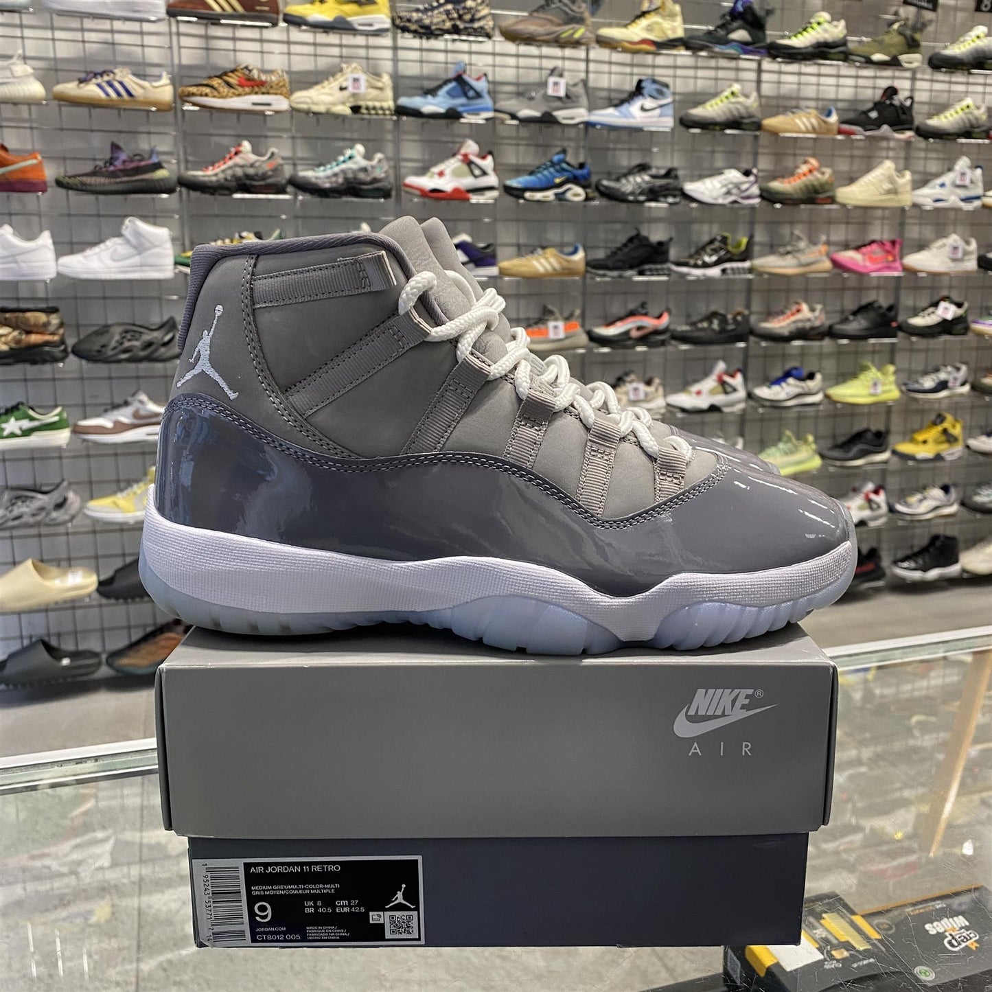 Air Jordan 11 Retro 'Cool Grey' (2021) UK8