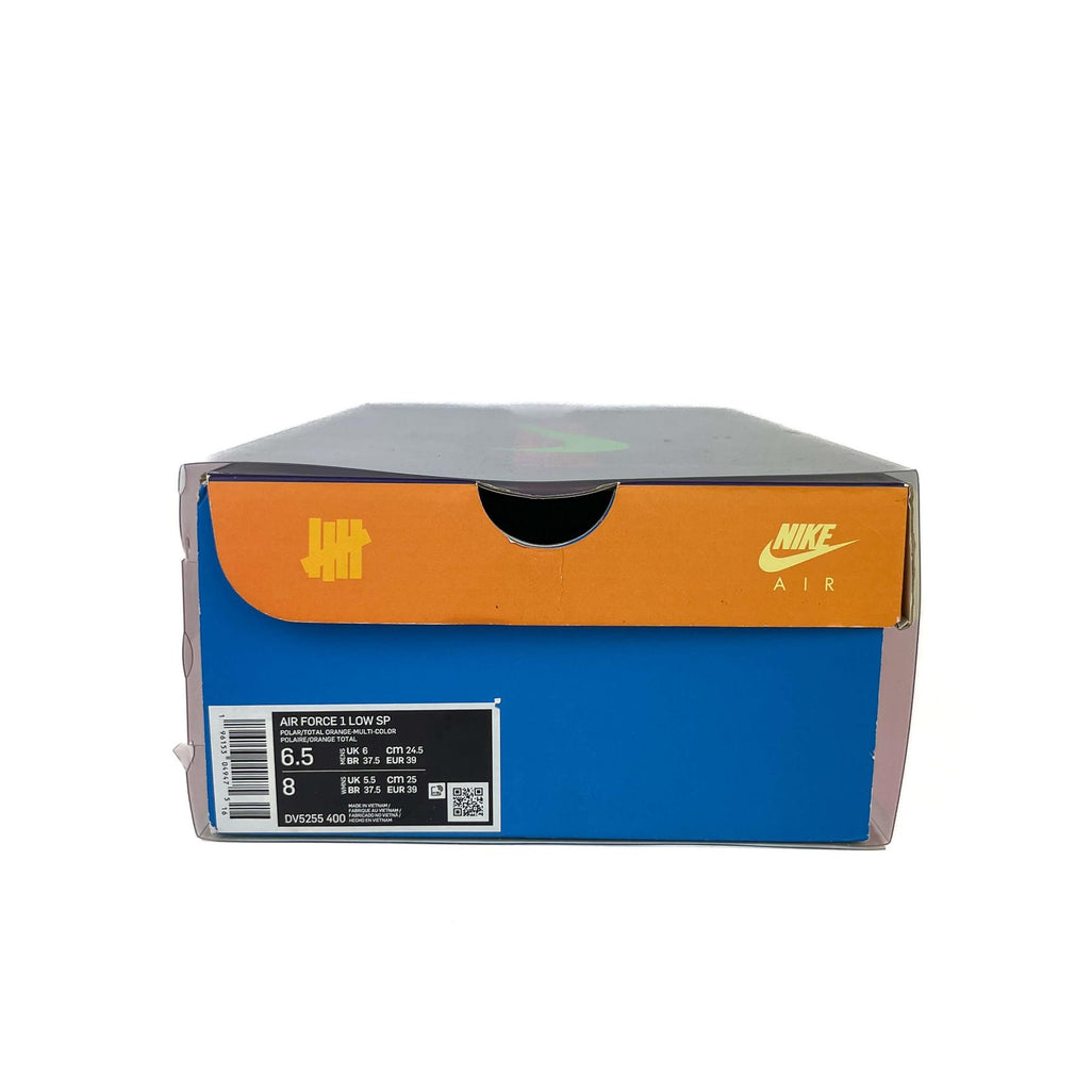 Nike Air Force 1 Low SP Undefeated Multi-Patent Total Orange UK6