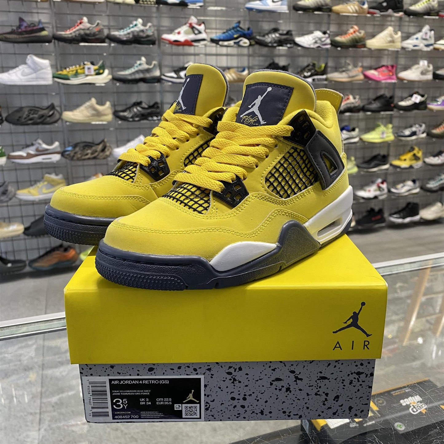 Air Jordan 4 Retro 'Lightning' GS (2021) UK3