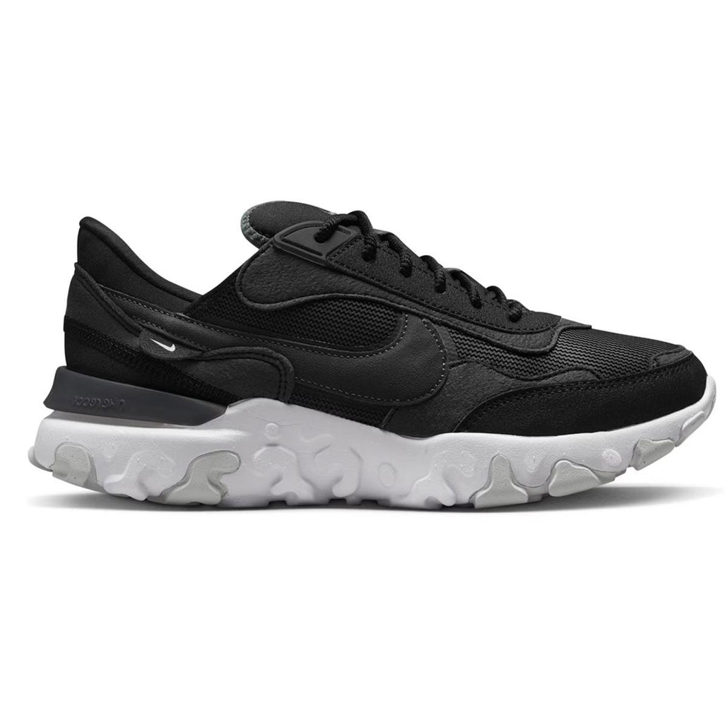 Nike React Revision Black White W
