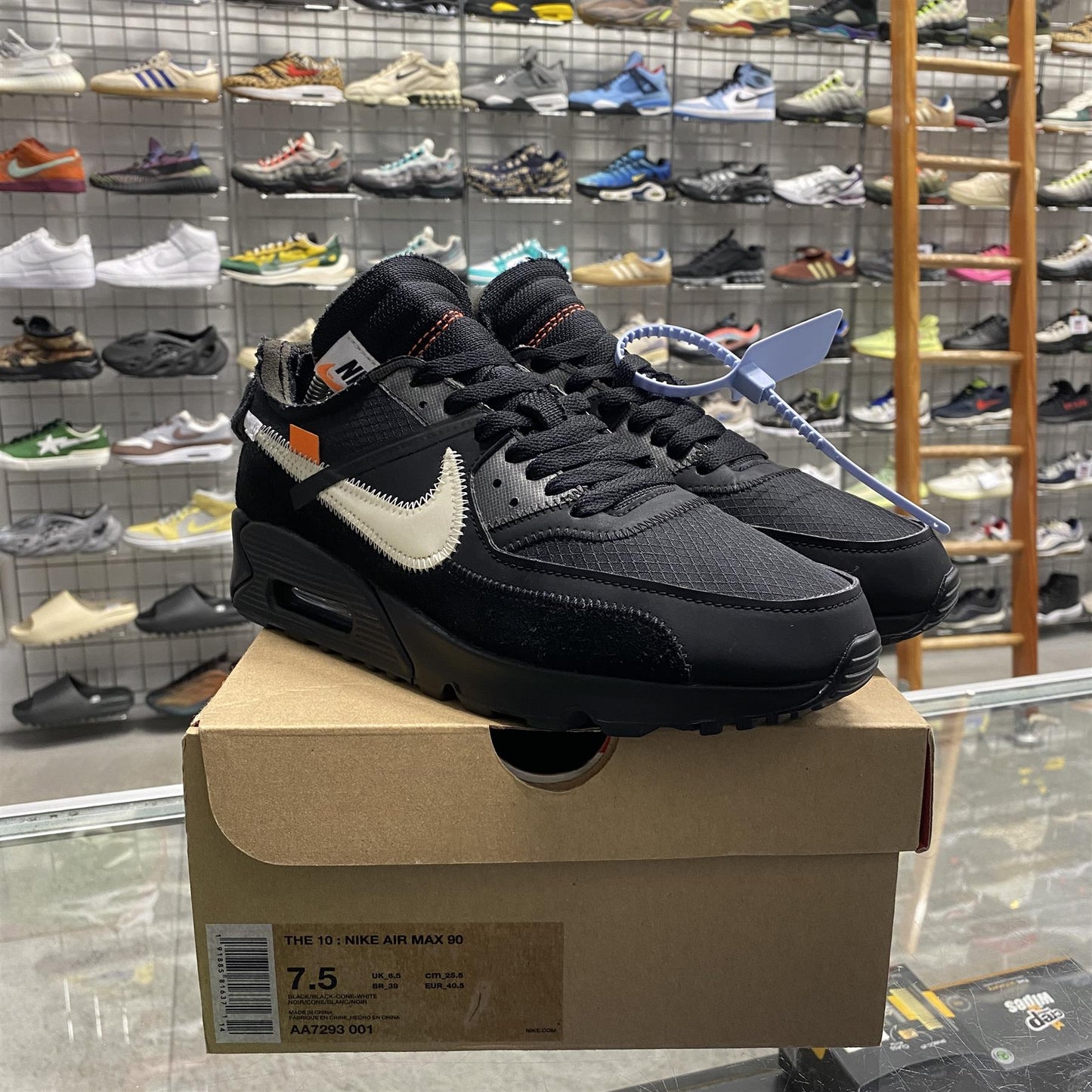 Nike Air Max 90 x Off-White 'Black' UK6.5