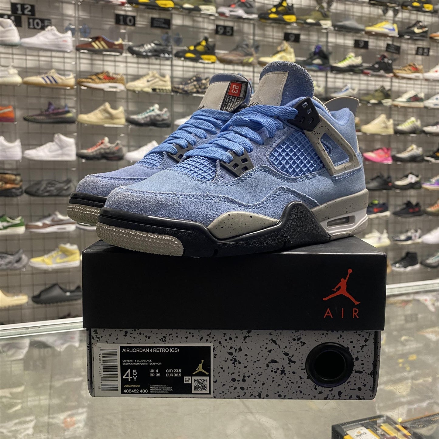 Jordan 4 Retro 'University Blue' (GS) UK4