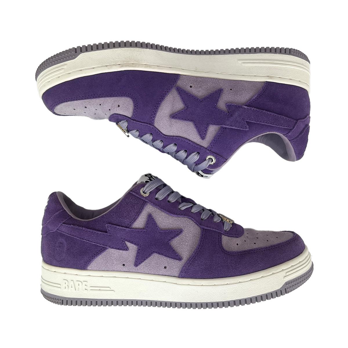 A Bathing Ape Bape Sta 'Suede Purple (2022)' UK8