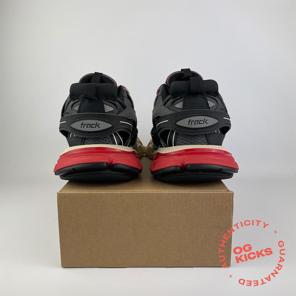 Balenciaga Track Black Grey Red (No Box) UK9