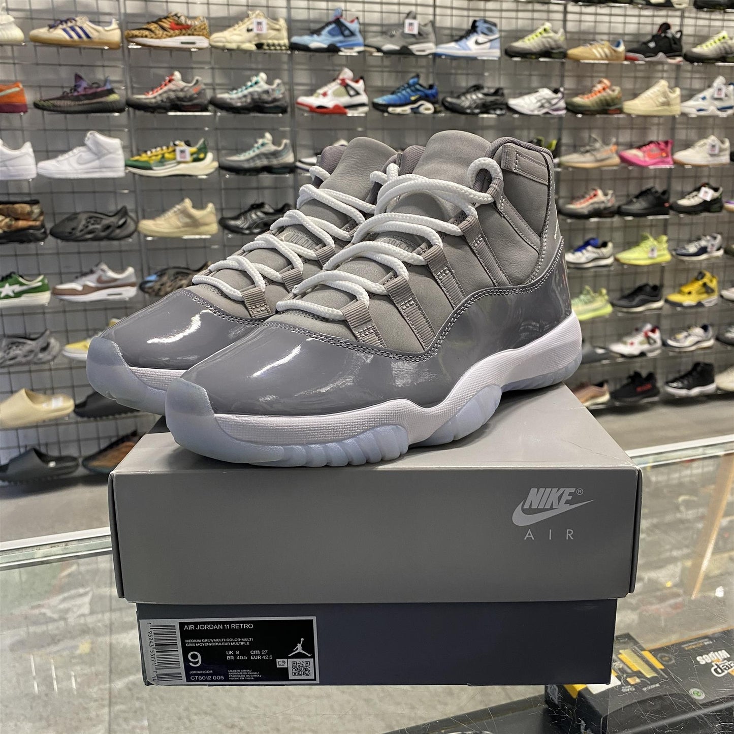 Air Jordan 11 Retro 'Cool Grey' (2021) UK8