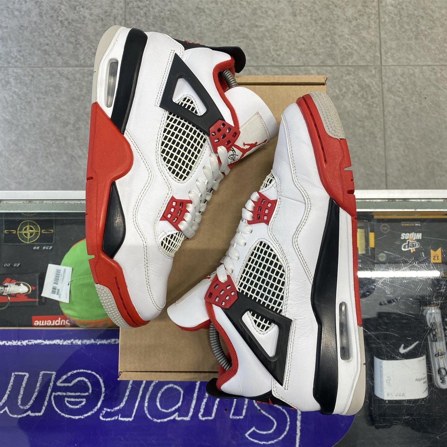 Air Jordan 4 Retro Fire Red (2020) UK7 (No Box)