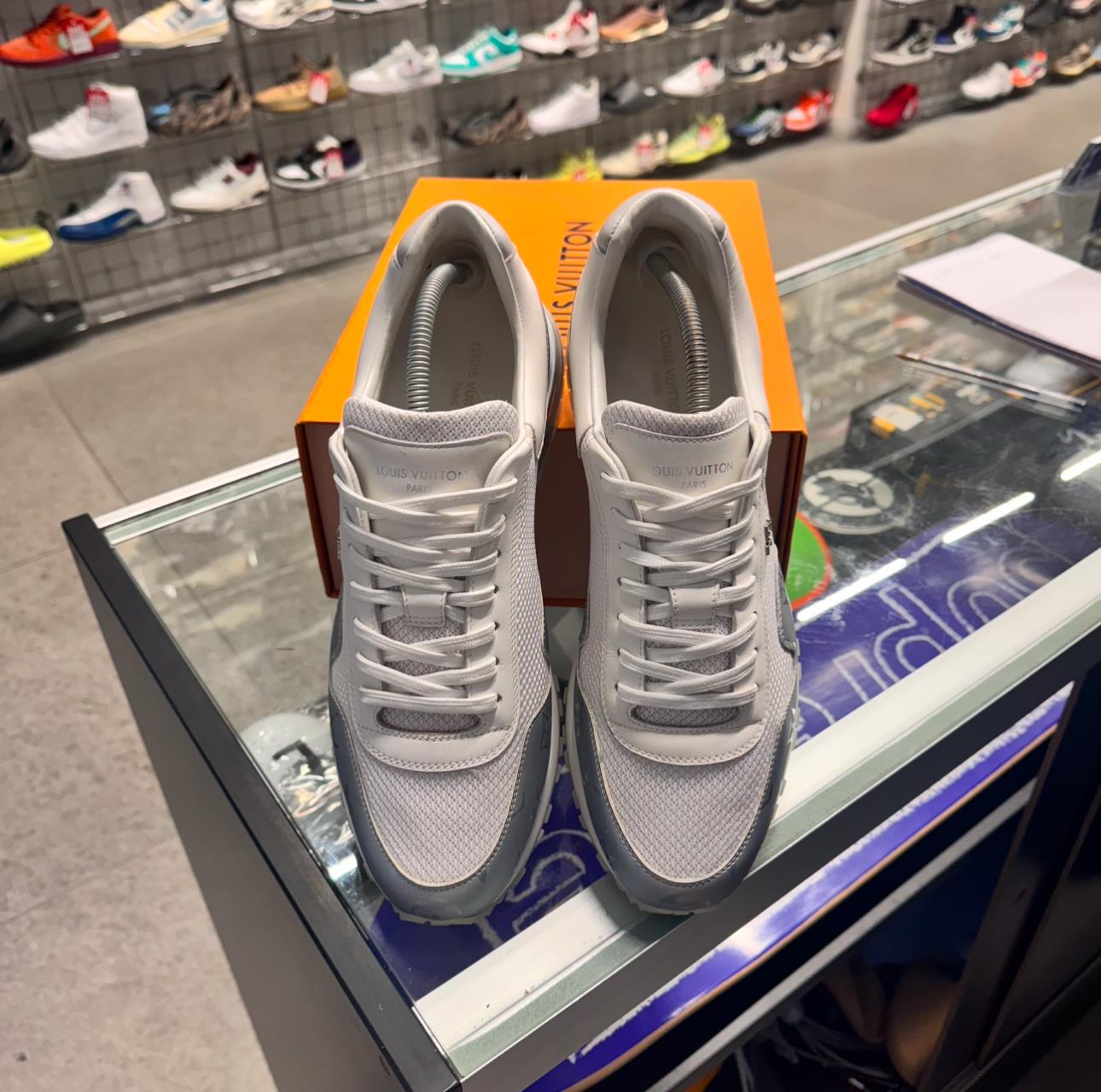 Louis Vuitton Run Away 'White Silver' UK8.5