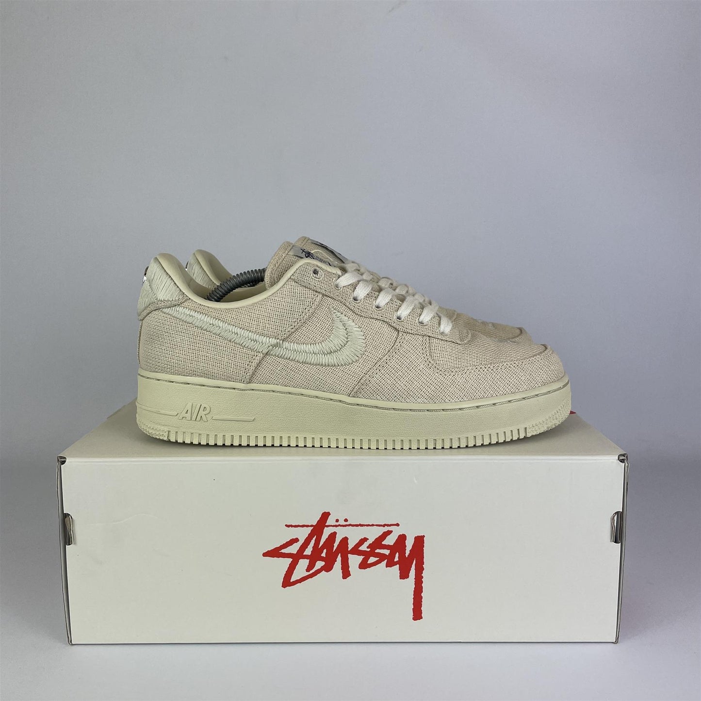 Nike Air Force 1 Low Stussy Fossil UK8.5