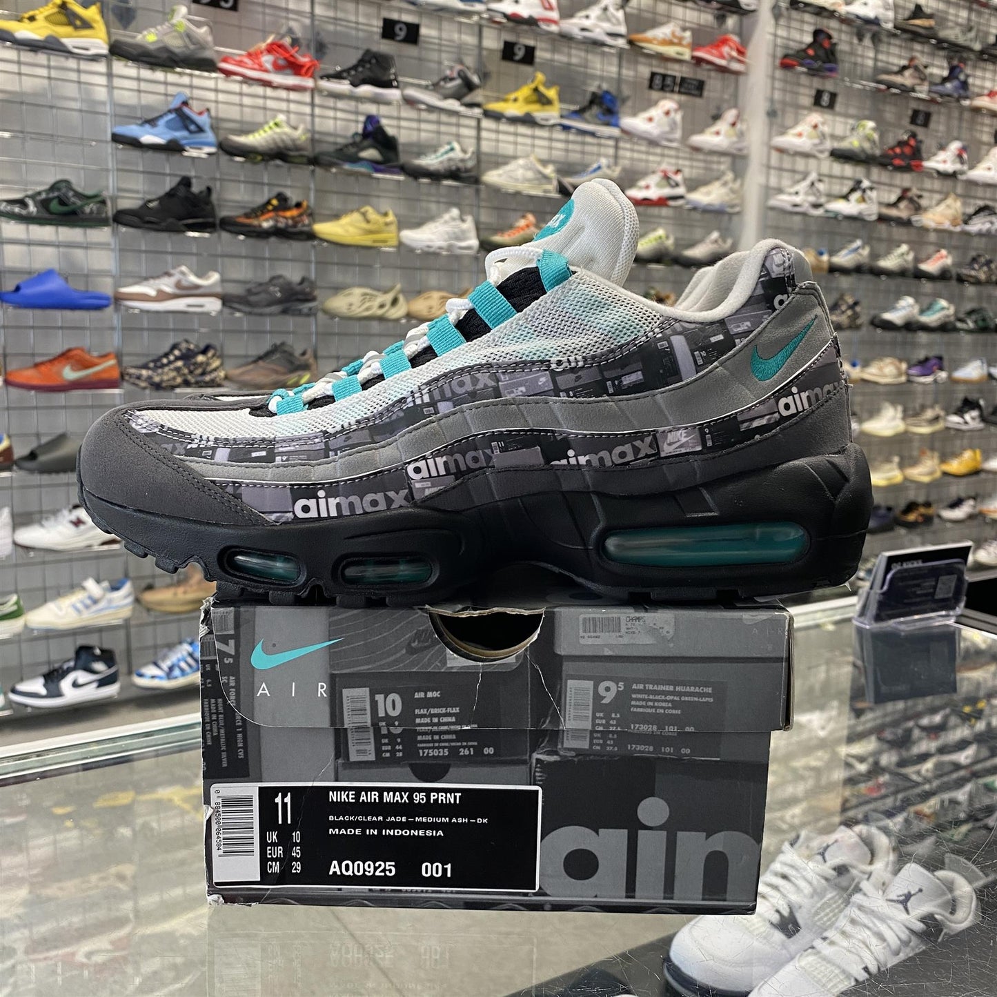 Nike Air Max 95 x Atmos 'We love Nike - Clear Jade' UK10