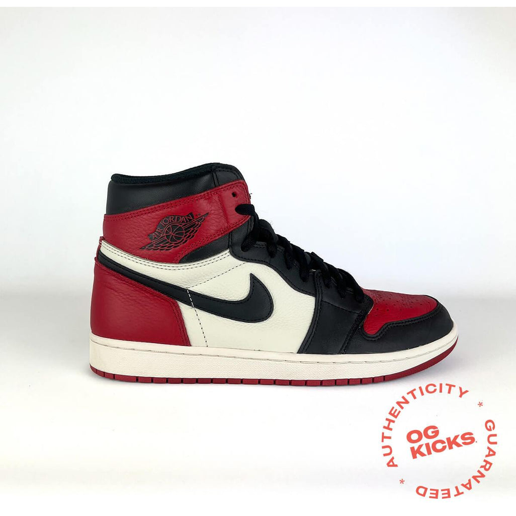 Jordan 1 Retro High Bred Toe UK9