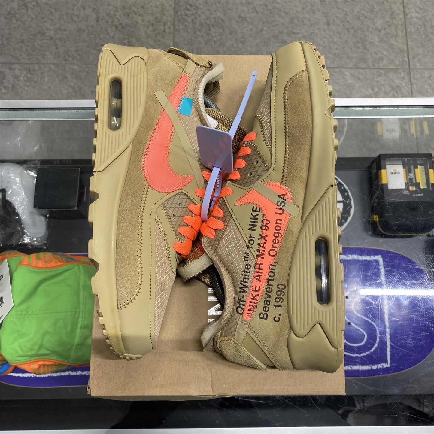 Nike Air Max 90 Off-White 'Desert Ore' UK8