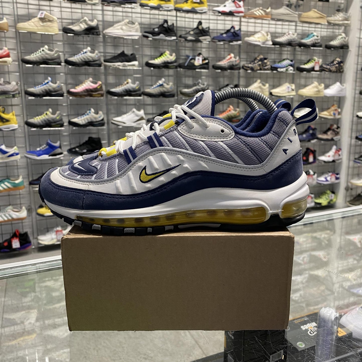 Nike Air Max 98 'Tour Yellow Grey' UK6 (No Box)