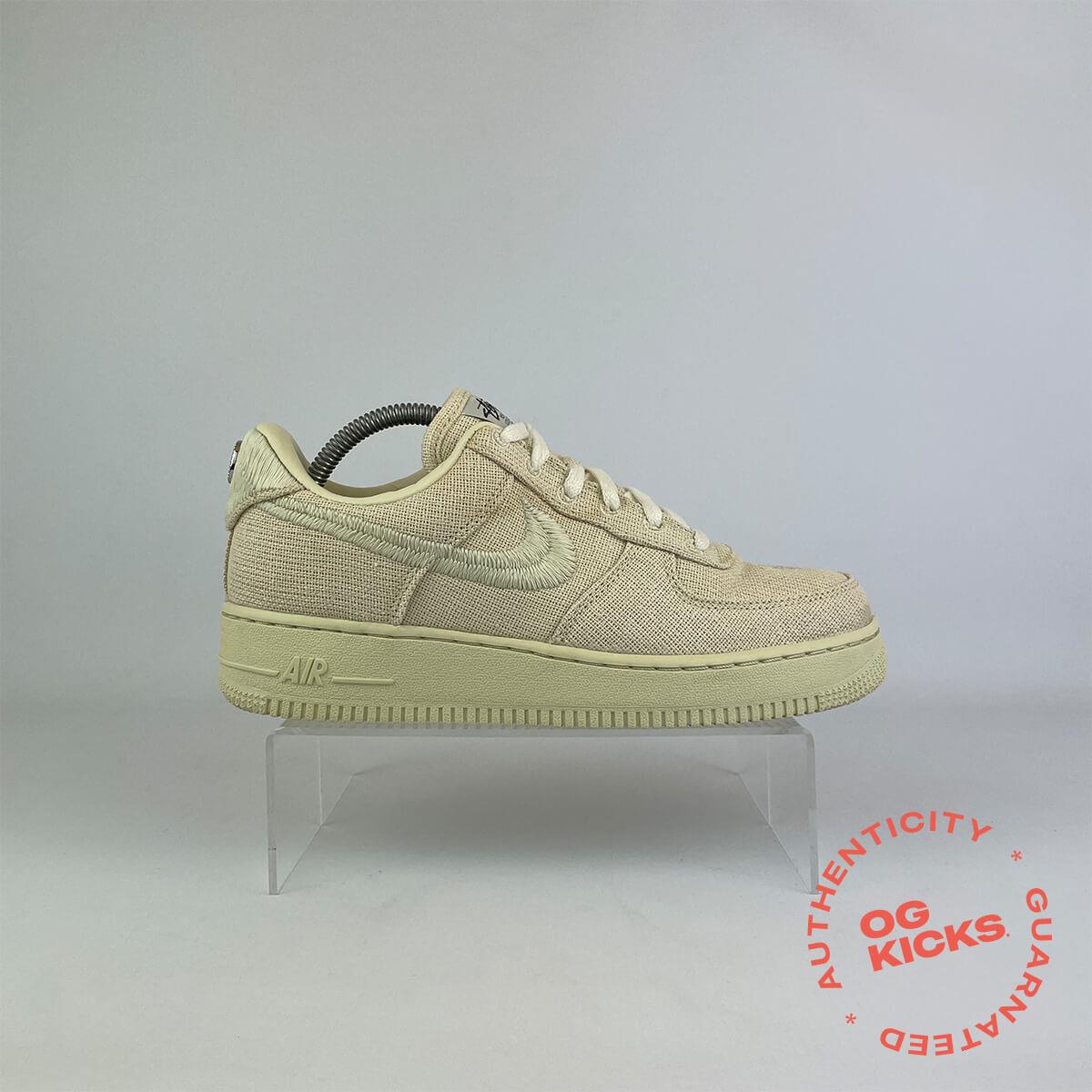 Nike Air Force 1 Low Stussy Fossil (No Box) UK6