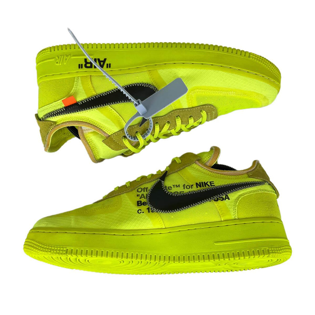 Nike Air Force 1 Low 'Off-White Volt' (No Box) UK10