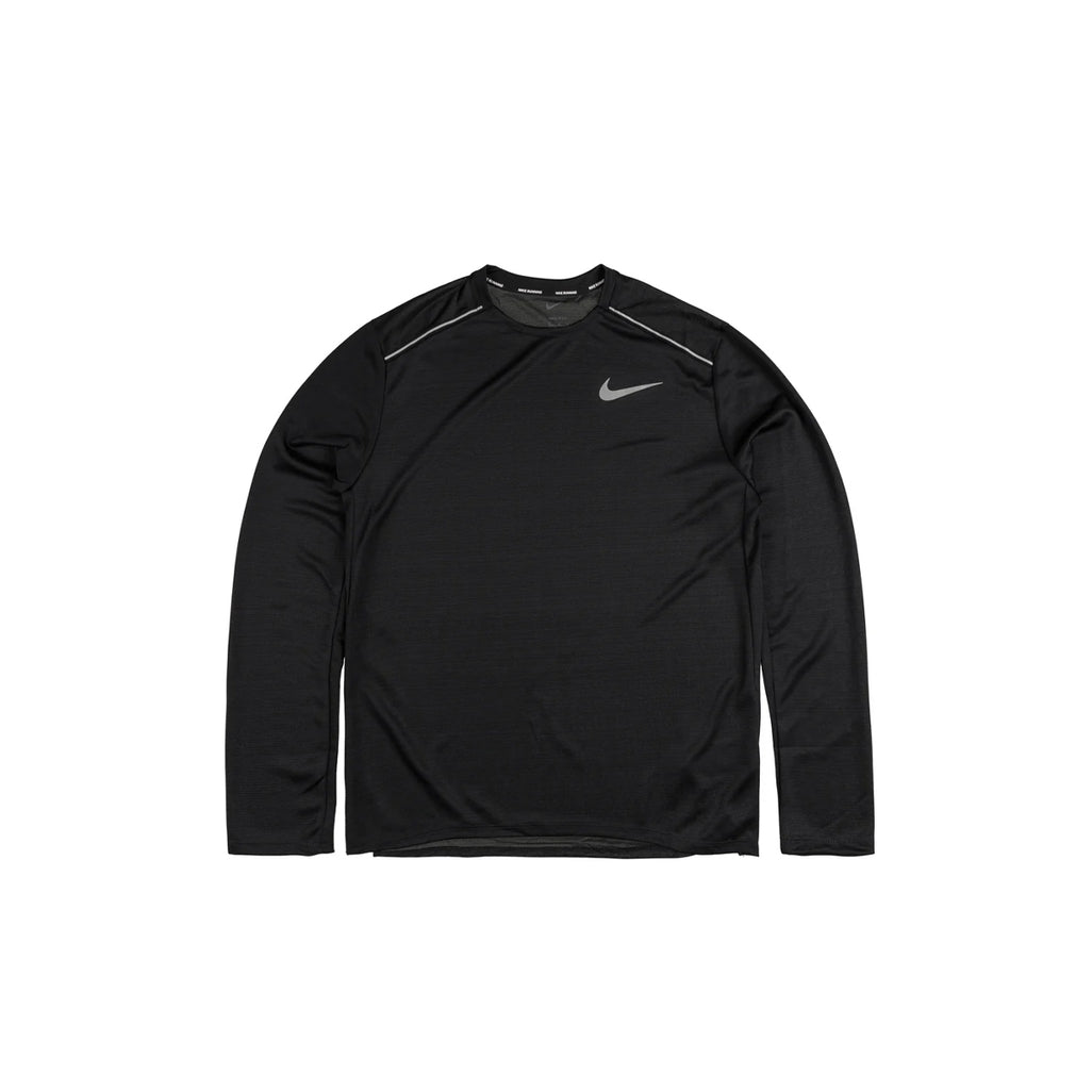 Nike Miler Dri-FIT Running Long-Sleeve T-Shirt Black