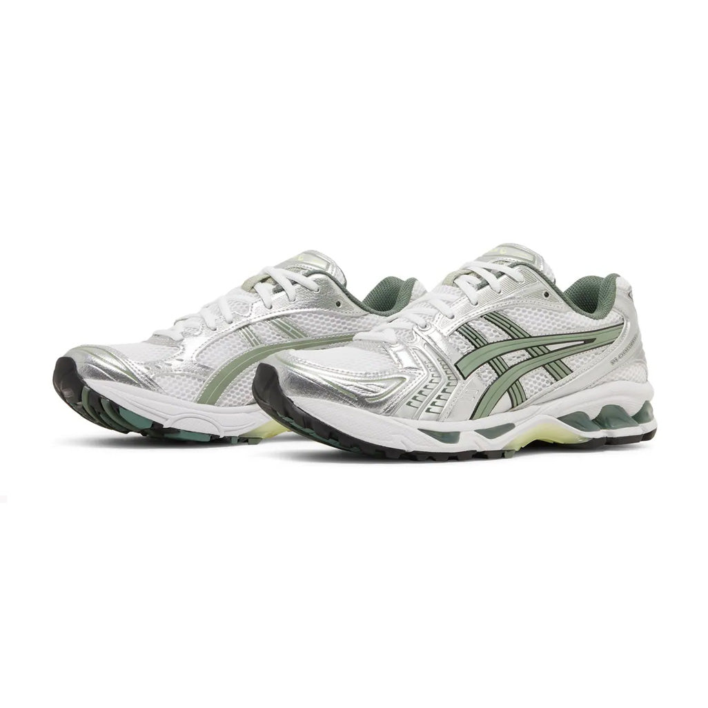 ASICS Gel-Kayano 14 White Pure Silver Slate Grey Sage