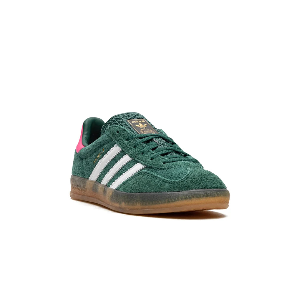 Adidas Gazelle Indoor Collegiate Green Lucid Pink (Women's)