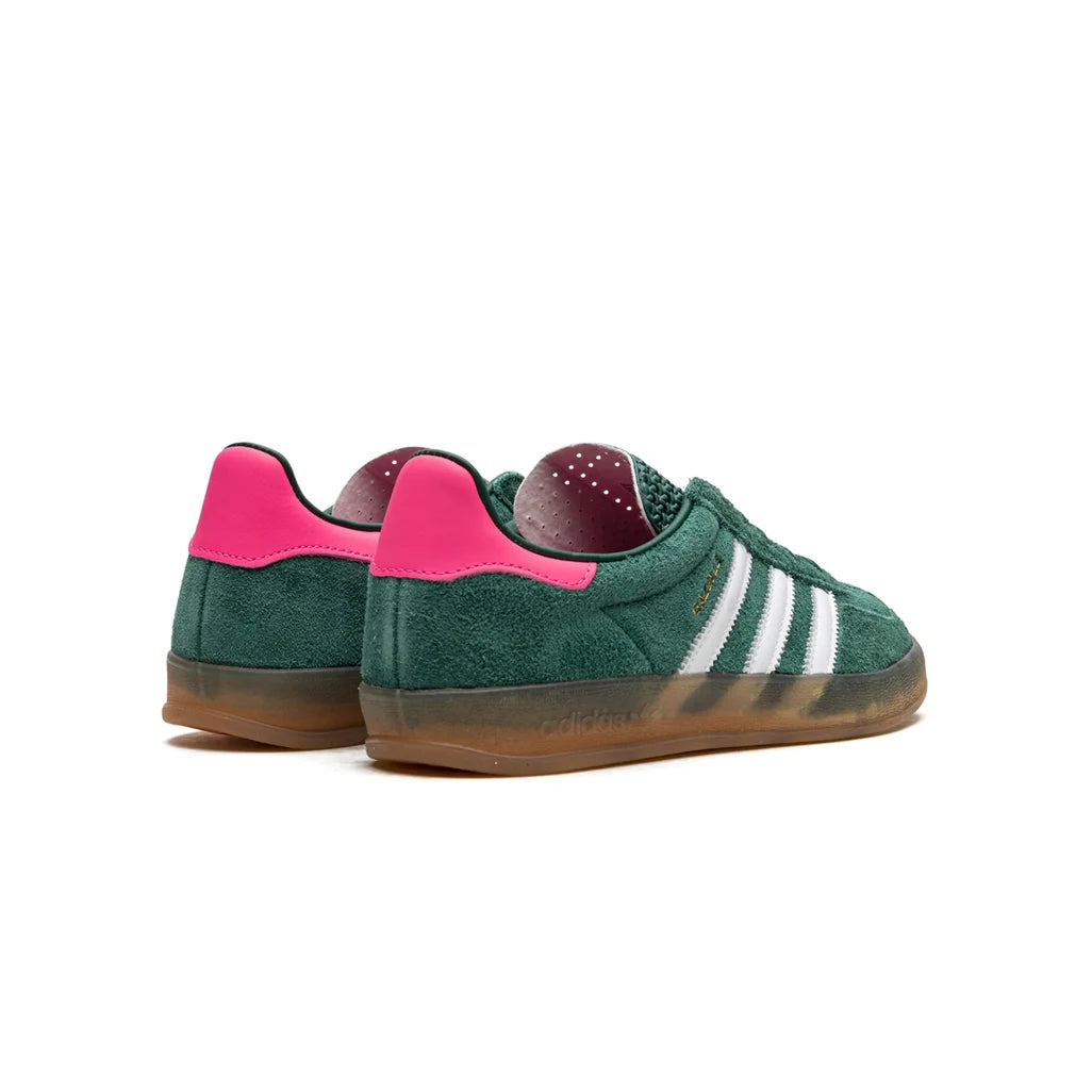 Adidas Gazelle Indoor Collegiate Green Lucid Pink (Women's)