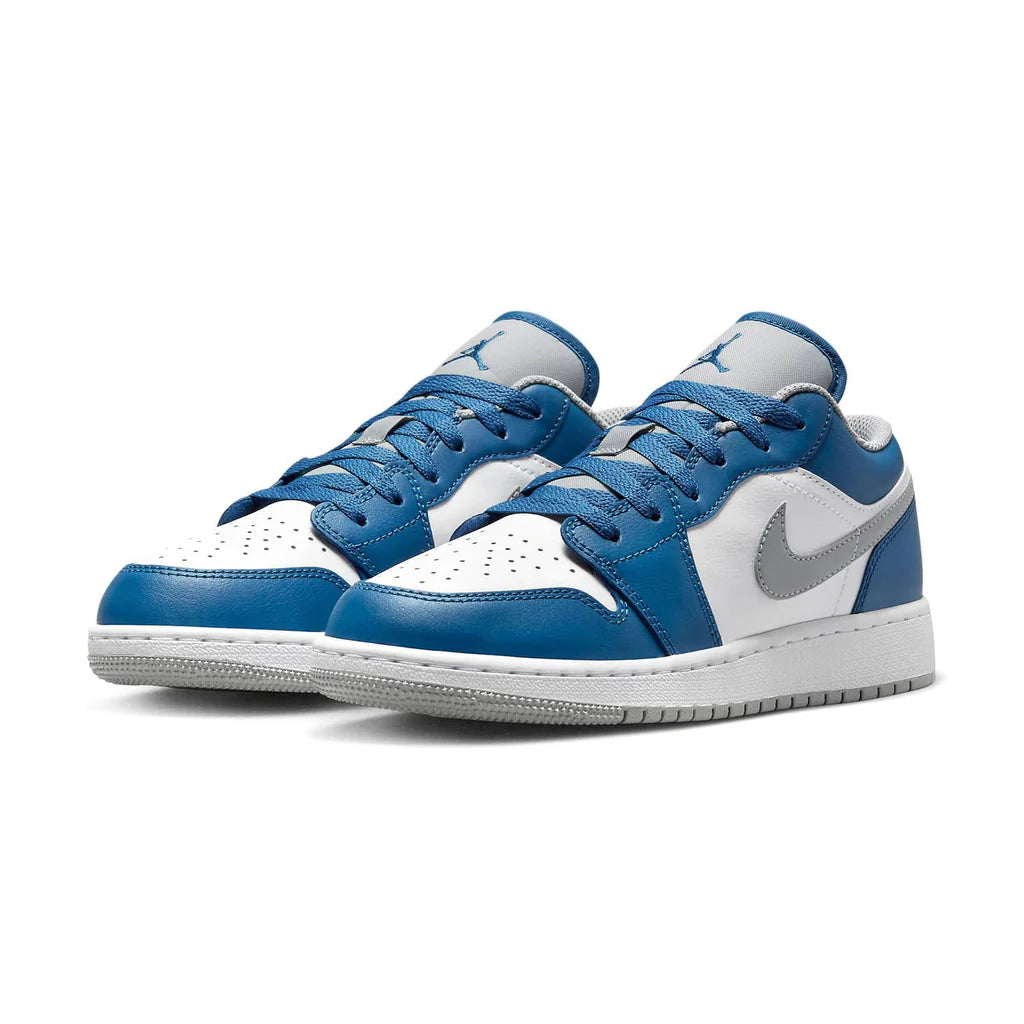 Air Jordan 1 Low GS True Bleu Ciment