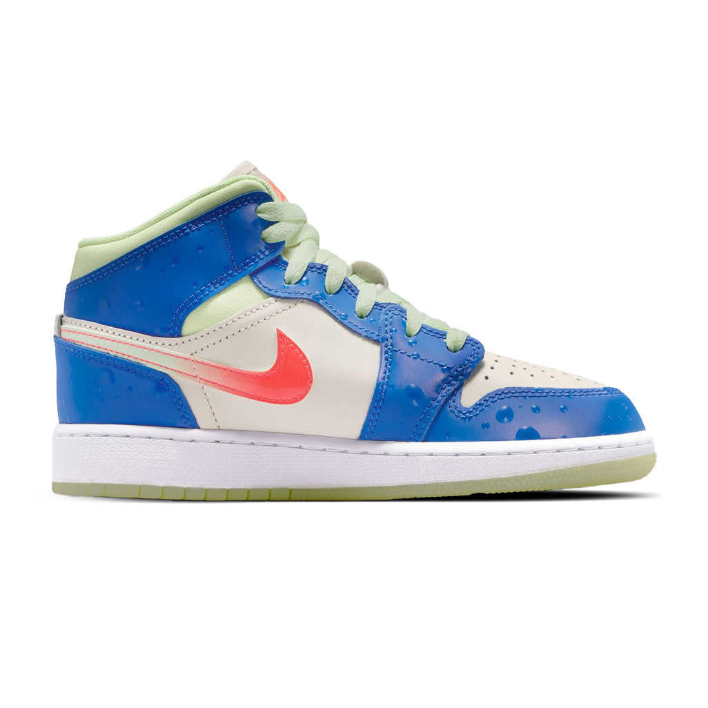 Air Jordan 1 Mid SE Game Royal Barely Volt Infrared GS