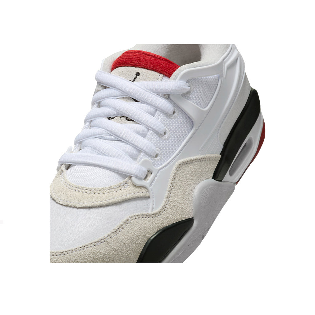 Air Jordan 4 RM White Black Varsity Red GS
