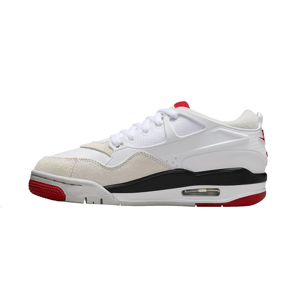 Air Jordan 4 RM White Black Varsity Red GS