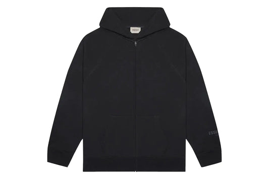 Fear of God Essentials Full Zip Hoodie Black