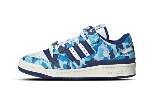 adidas Forum 84 Low Bape 30th Anniversary 'Blue Camo'