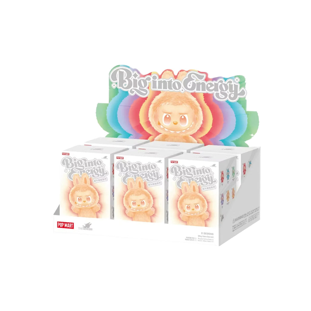 Pop Mart Labubu The Monsters Big into Energy Series Vinyl Plush Pendant Sealed Case (6 Blind Box)