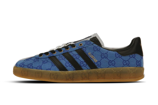 adidas x Gucci Gazelle Blue GG Monogram