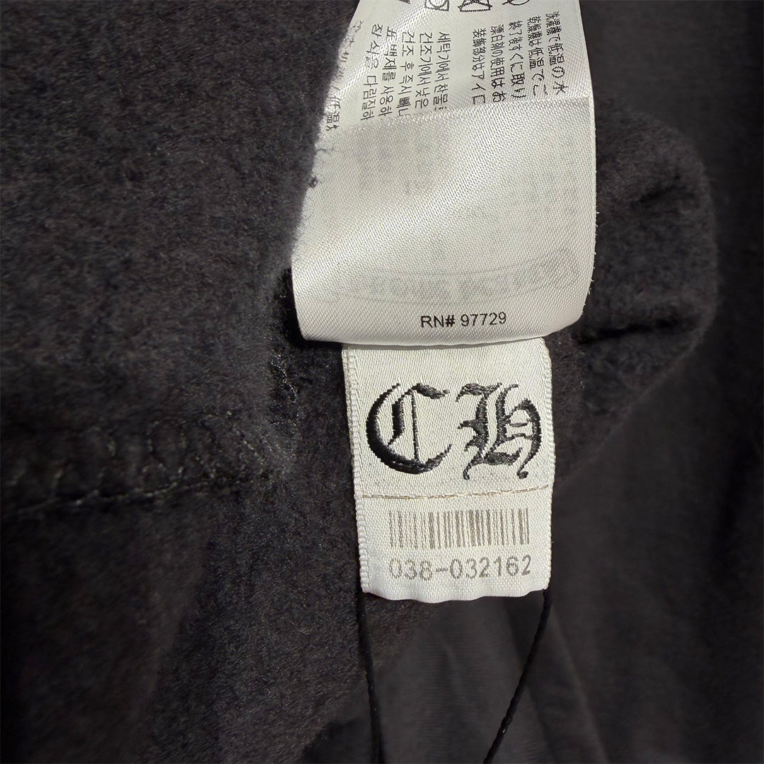 Chrome Hearts "1988" Script Logo  Pullover Hoodie Black & Gold