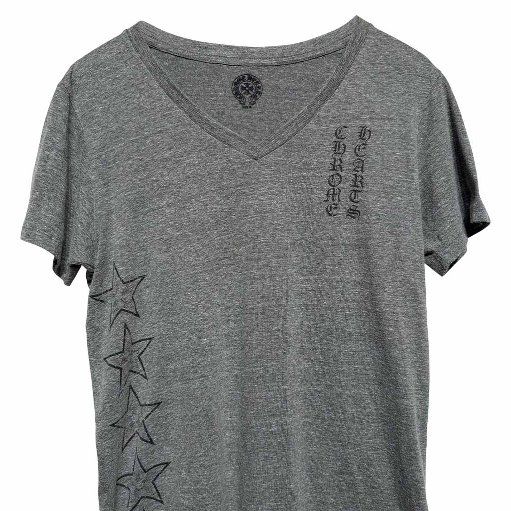 Chrome Hearts All Stars Cross T-Shirt Grey