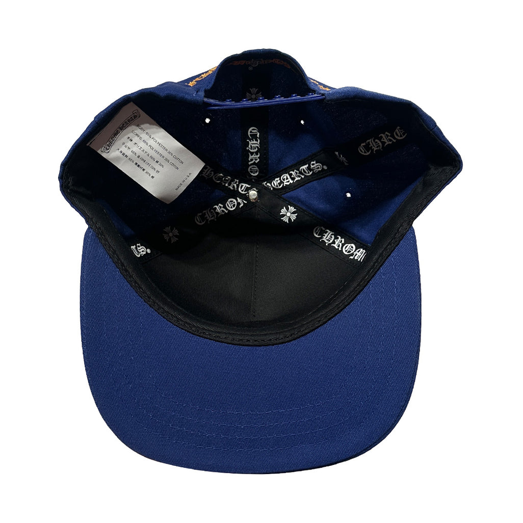 Chrome Hearts Baseball Trucker Hat Blue Gold