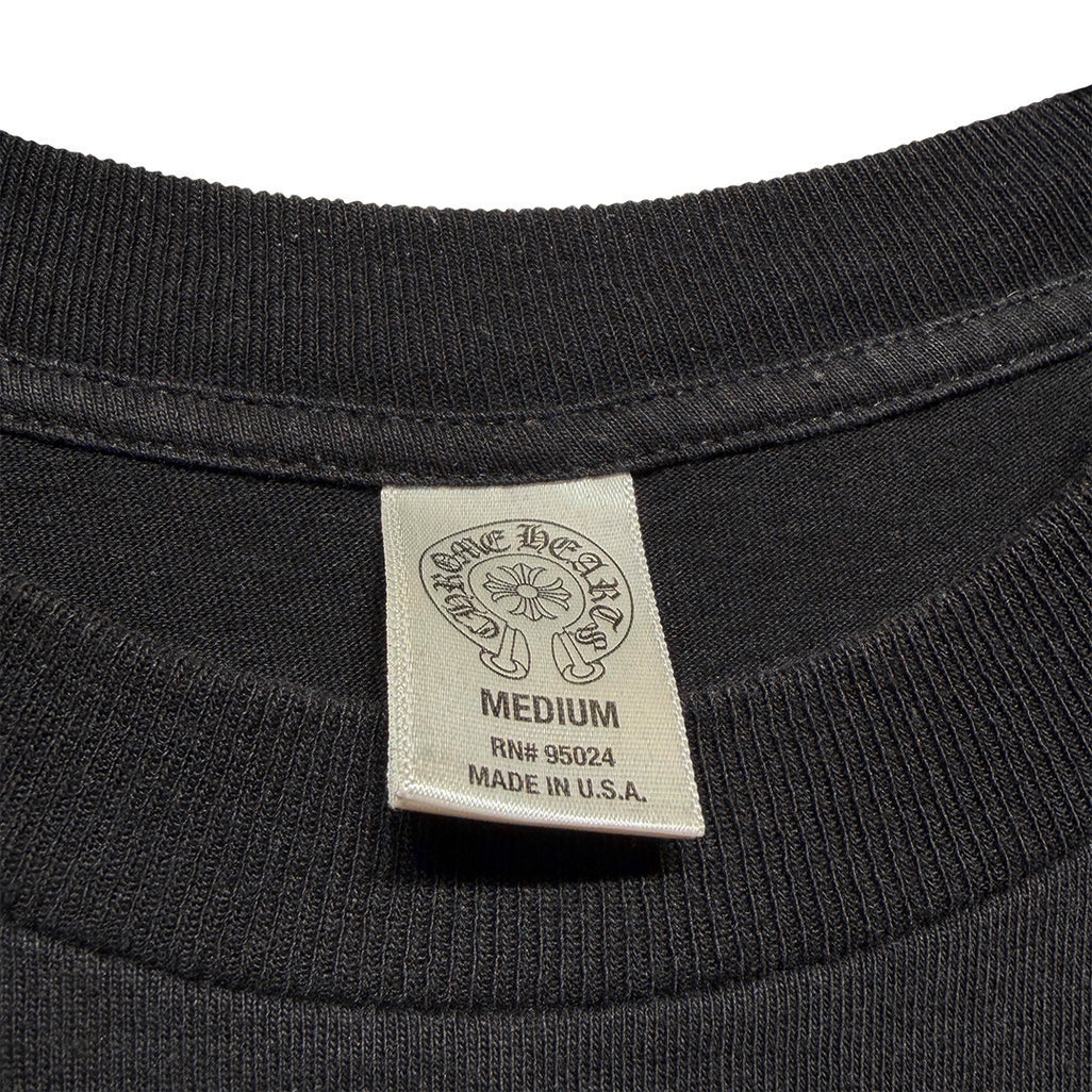 Chrome Hearts Black & Green Horseshoe Logo T-Shirt