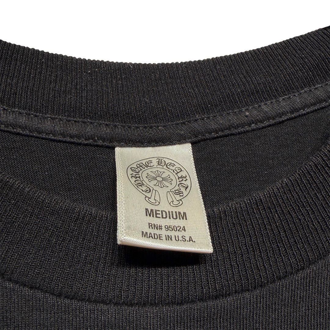 Chrome Hearts Black & Green Horseshoe Logo T-Shirt